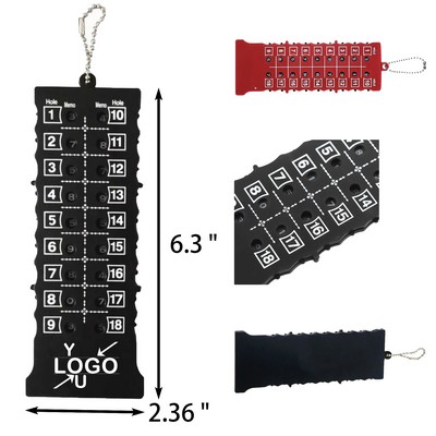 Golf Scorecard Tracker Accessory
