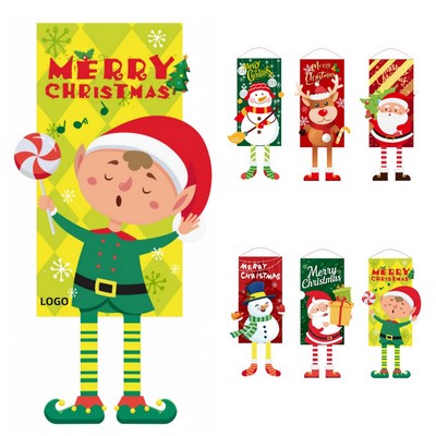 Merry Christmas Hanging Flag