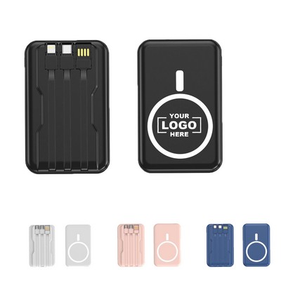 Magnetic wireless charger comes with cable