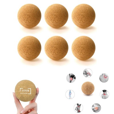 Cork Leather Yoga Fitness Massage Ball