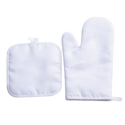 Heat Resistant Glove Mitt Set