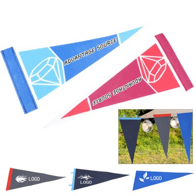 Sublimation Felt Pennant Banner 9"x24"