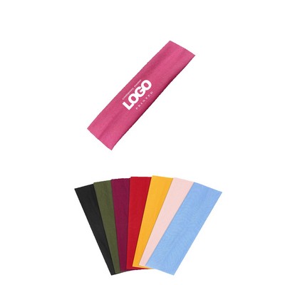 Classic Lightweight Non Slip Headband w/ Custom Imprint Athletic
