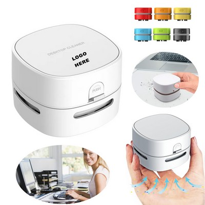 Portable White Desk Vacuum Handheld Cleaner for Office