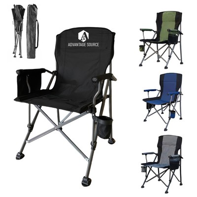 Folding Beach Camping Chair with Arm Support
