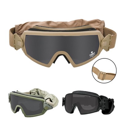 Military-Style Head-Mounted Tactical Goggles
