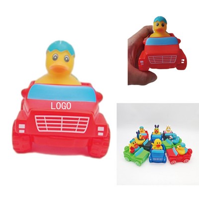 Rubber Duck Jeep Bath Toy For Kids