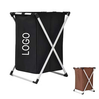 X Frame Foldable Laundry Basket