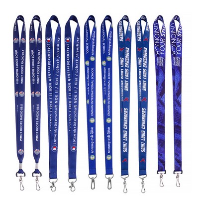 Polyester Custom Hang Tag Lanyard