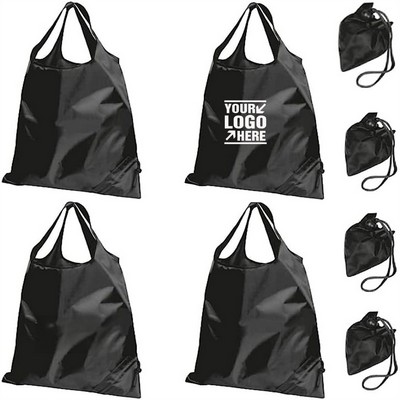Compact Foldable Water Resistant Grocery Tote Bag