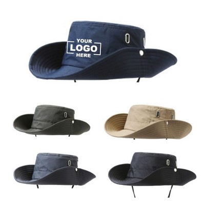 Wide Brim Safari Hat Sun Protection Fishing Beach Hat