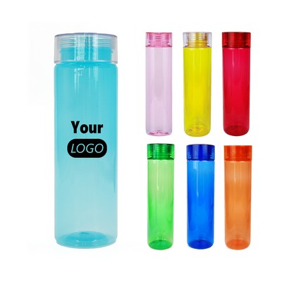 Colorful Transparent Water Bottle