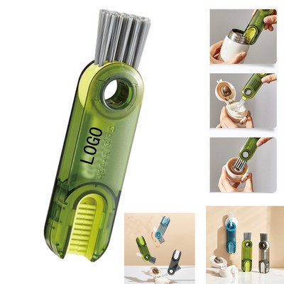 3-in-1 U-Shaped Cup Brush - Bottle & Lid Cleaning Kit