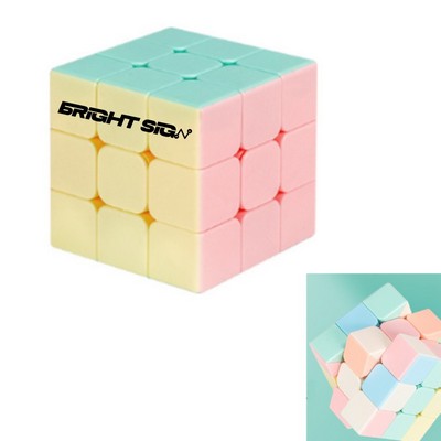 Macaron Color Three-level Fun Stress Relief Puzzle Cube