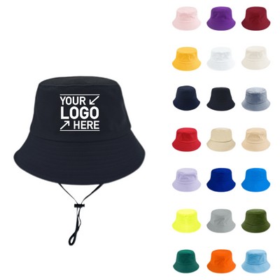 Bucket Hat With Secure Chin Strap