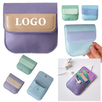 Synthetic Leather Coin Holder