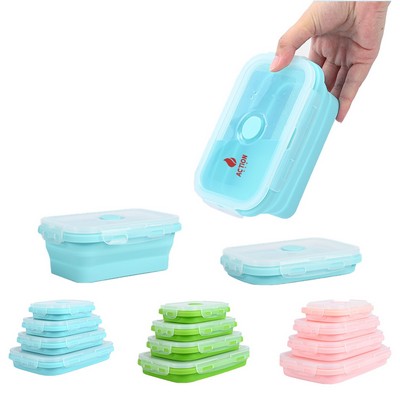 17 Oz. Foldable Silicone Lunch Box