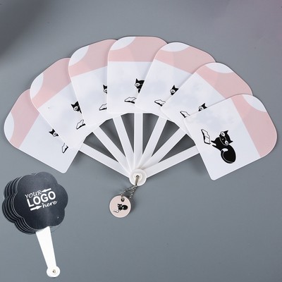 Plastic Folding Handheld Fan