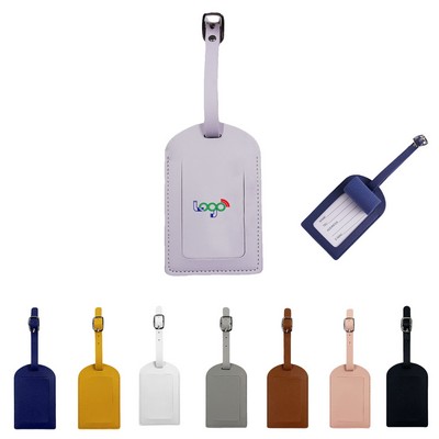 PU Leather Luggage Tag