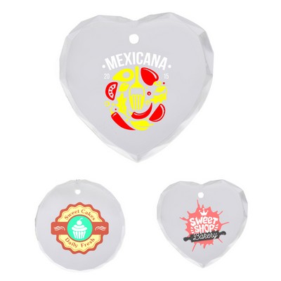 Customizable Christmas Plastic Hanging Ornament