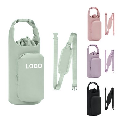 Water Bottle Carrier Bag Insulated With Phone Pocket