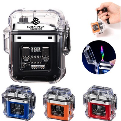 Waterproof Camping Plastic Lighter Electric Rechargeable