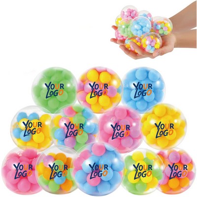 Rainbow Beads Stress Ball