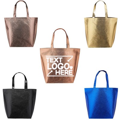 New Design Non-Woven Metallic Tote Bags