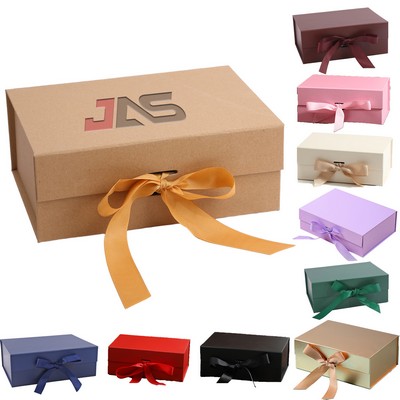 Large Rectangular Paperboard Magnetic Closure Customizable Box