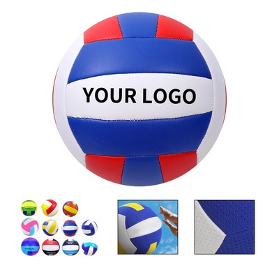PU Leather Size 5 Volleyball With Explosion Proof Inner Liner