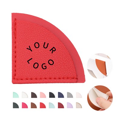 PU Leather Triangle Corner Page Book Mark