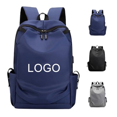 Waterproof Travel Backpack With Usb Charging Port