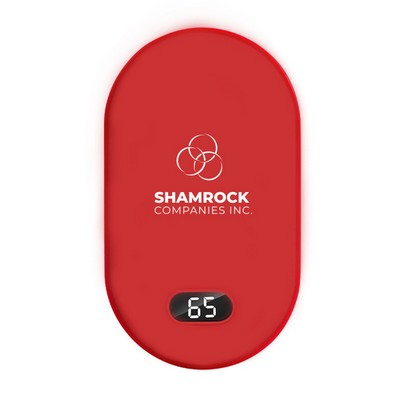 Rechargeable Hand Warmer Power Bank with Digitl Display