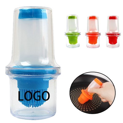 Silicone Oil Brush Bottle with Lid