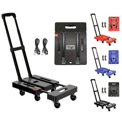 Portable Foldable Hand Cart w/ Wheels