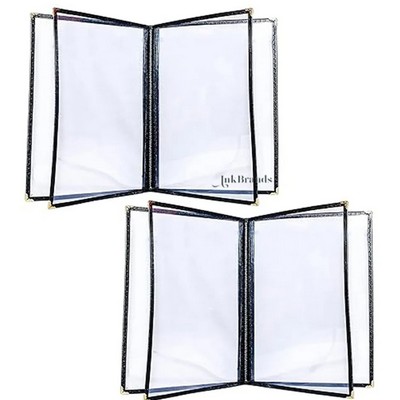 Transparent Restaurant Menu Covers