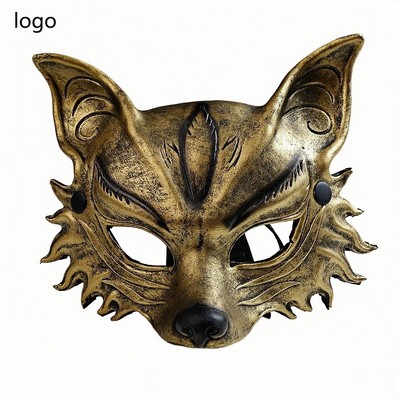 3D Fox Mask for Halloween Costume Party Animal Face Cover