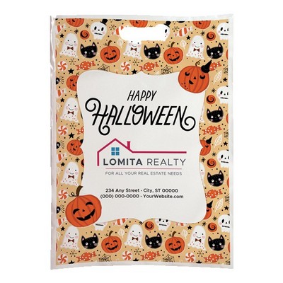 Halloween Scatter Design 3 Plastic Bag (13" x 18")