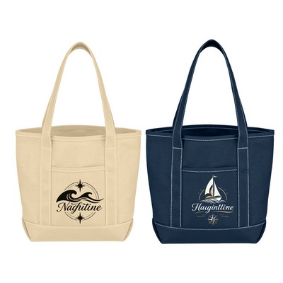 Small 24 Oz. Cotton Canvas Yacht Tote Bag