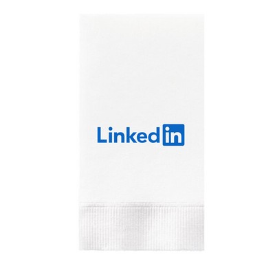 3-Ply White Dinner Napkin - 1/8 Fold