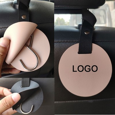 Car Seat Leather Concealed Hooks