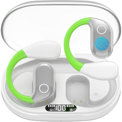 Open Ear Earbuds Wireless Earphones Earbuds , Sports Bluetooth Headphone,Over Ear Bud with Earhooks