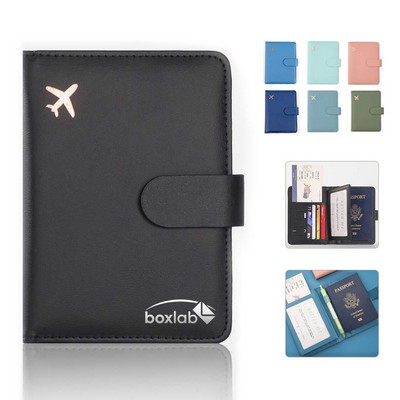 RFID Premium Leather Passport Holder