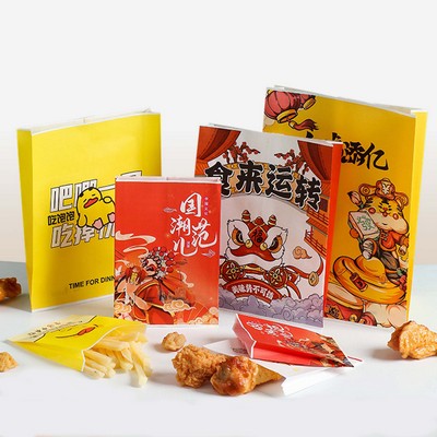 Disposable Food Greaseproof Paper Bags