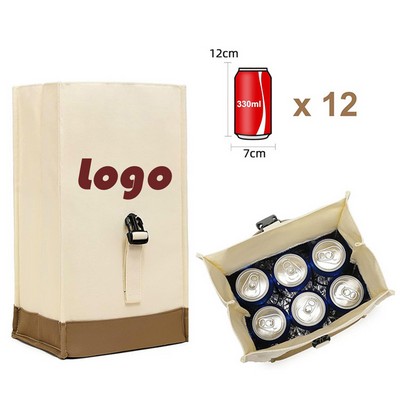 Collapsible Insulated Oxford Lunch Pack