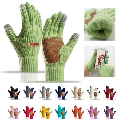 Winter Knit Touchscreen Warm Gloves