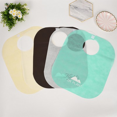 16.2" x 18.9"Disposable Non-Woven Salon Cape Spa Bibs