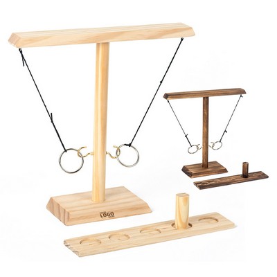 Wood Ring Toss Game