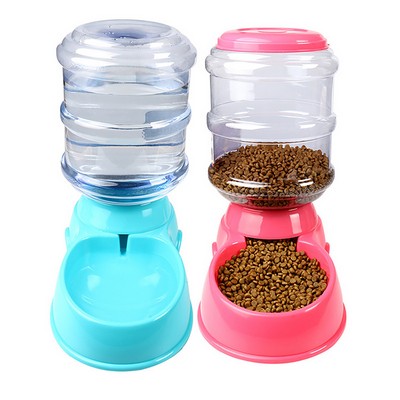 Automatic Pet Feeder and Water Dispenser Food Bowl