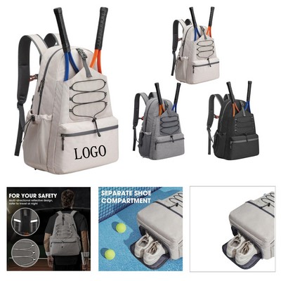 Tennis Backpack With Shoe Compartment
